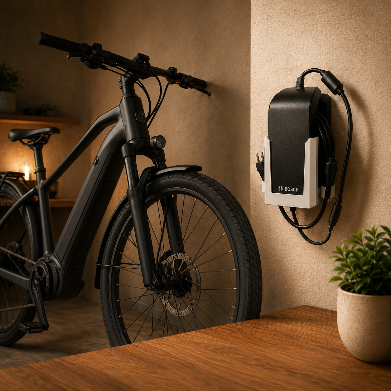 E-bike oplader muurhouder en fiets accessoires van 3DZaak